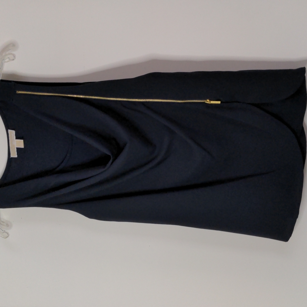 Navy blue Michael Kors sleeveless blouse